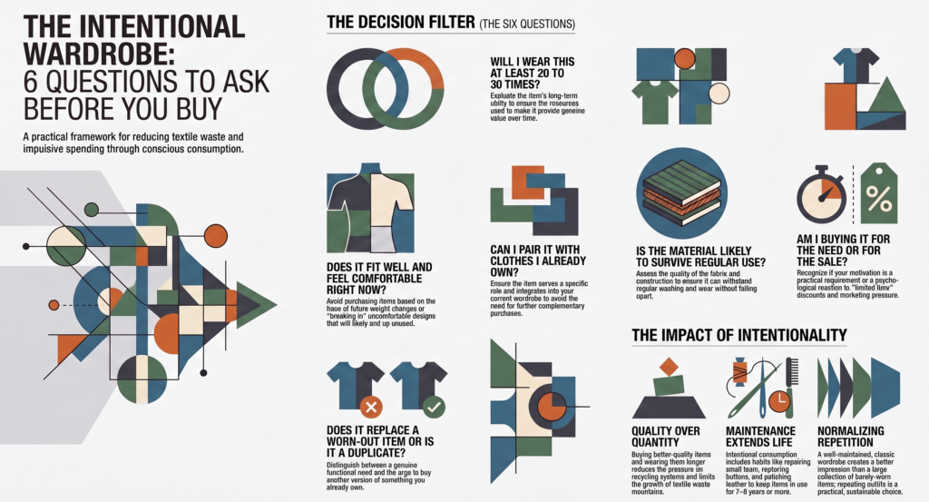 6 questions to ask before you buy clothes or shoes